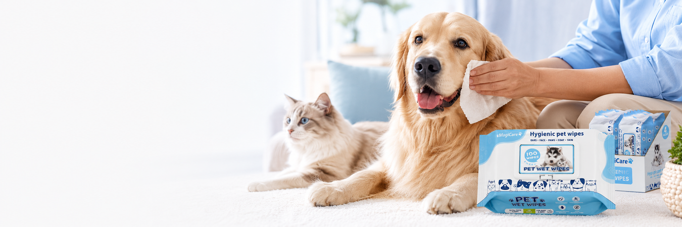 Pet Wipes for Dogs & Cats