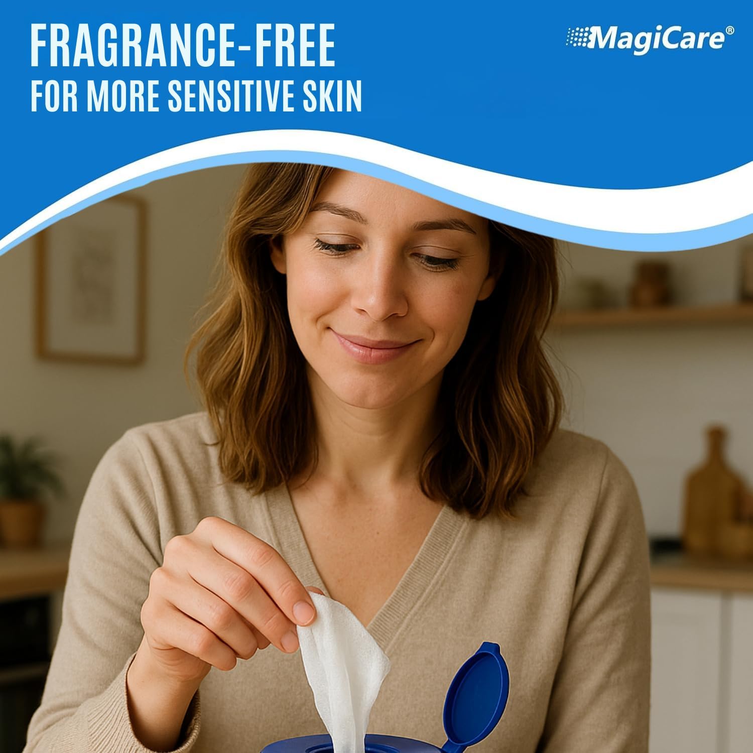 75% Alcohol Hand Sanitizing Wipes, 100ct Canisters | MagiCare
