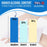 MagiCare 75% Alcohol Hand Sanitizing Wipes, Unscented 100ct Canisters