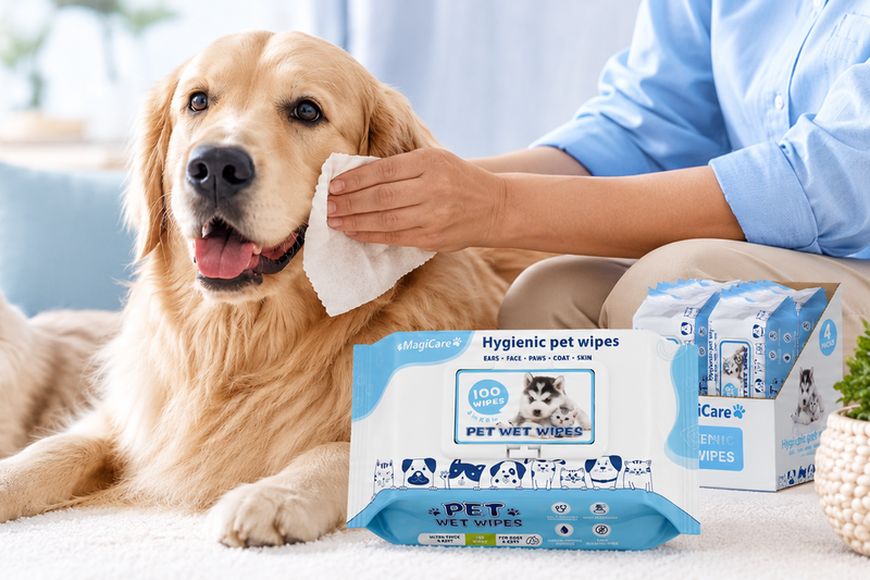 MagiCare pet wipes for everyday pet care