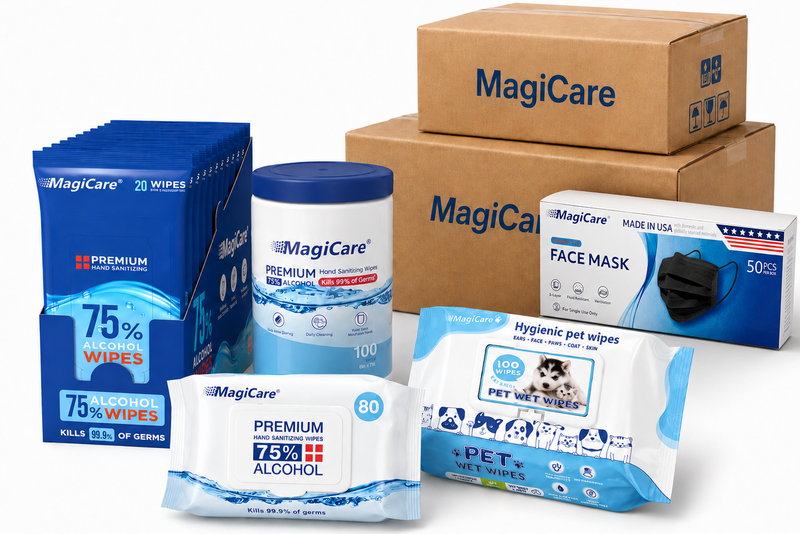 MagiCare bulk and wholesale hygiene essentials
