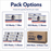 MagiCare American flag print disposable face masks pack options including 50 100 300 and 2000 masks per case
