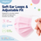 MagiCare pink kids disposable face mask with soft ear loops and adjustable nose bridge