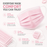 MagiCare pink disposable face mask features including breathable material adjustable nose bridge soft ear loops and single-use design