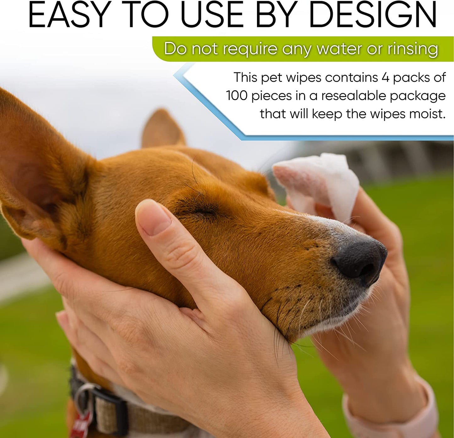 MagiCare Unscented Pet Wipes for Dogs & Cats, 400ct Soft Packs