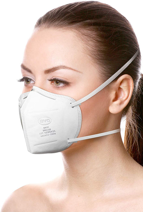 BYD Care GB2626 KN95 Respirator Masks, 20 PACK Boxed, USA | MagiCare -with Filter Efficiency ≥95%