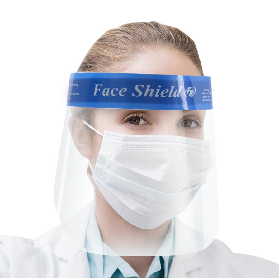 PLASTIC FACE MASK ANTI SPLASH & SALIVA BREATHABLE REUSABLE UNISEX