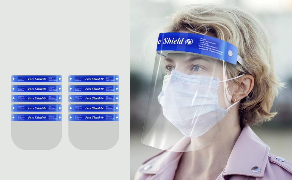 MagiCare Face Shield Safety Reusable Anti-Fog Face Shield for Men and Women (Made in USA)