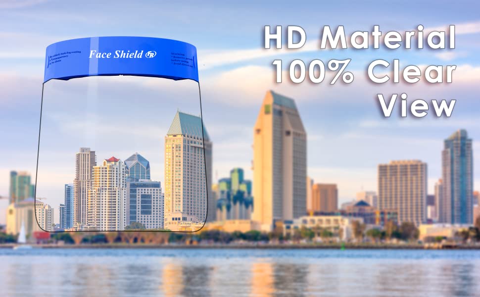 MagiCare Face Shield Safety Reusable Anti-Fog Face Shield for Men and Women (Made in USA)