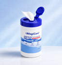 MagiCare 75% Alcohol Hand Sanitizing Wipes, Unscented 100ct Canisters